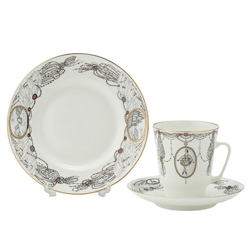 ロシア食器 インペリアル・ポーセリン バレエコレクション 3ピース