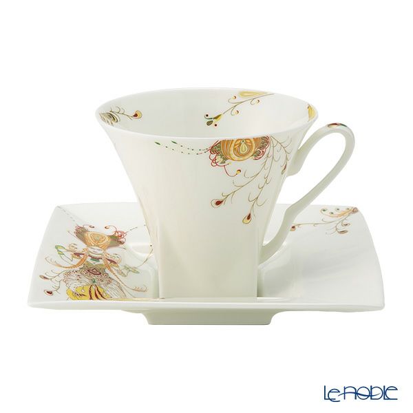 ロシア食器 インペリアル・ポーセリン バレエコレクション 火の鳥 ティーカップ＆ソーサー