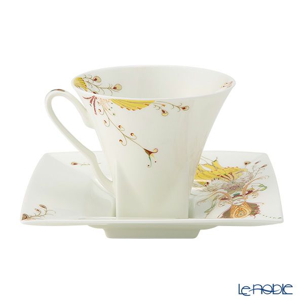 ロシア食器 インペリアル・ポーセリン バレエコレクション 火の鳥 ティーカップ＆ソーサー