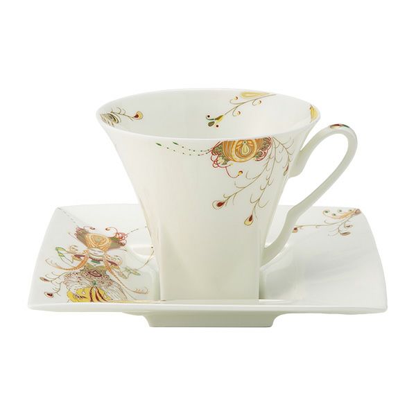 ロシア食器 インペリアル・ポーセリン バレエコレクション 火の鳥 ティーカップ＆ソーサー