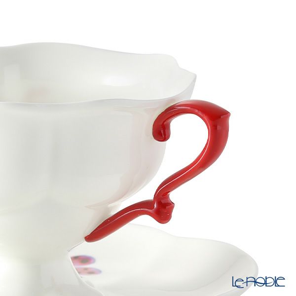 ロシア食器 インペリアル・ポーセリン シートレジャーズ ティーカップ＆ソーサー 220ml シーフラワー