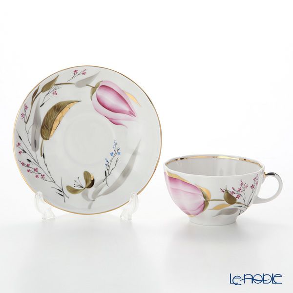 ロシア食器 インペリアル・ポーセリン チューリップ 3ピースセット