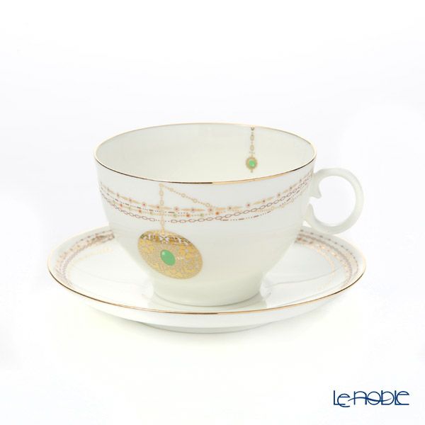 ロシア食器 インペリアル・ポーセリン ゴールデンメダリオン 3ピースセット