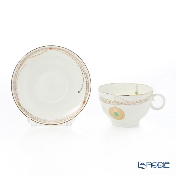 ロシア食器 インペリアル・ポーセリン ゴールデンメダリオン 3ピースセット