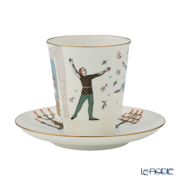 ロシア食器 インペリアル・ポーセリン バレエコレクション 3ピースセット ロミオとジュリエット