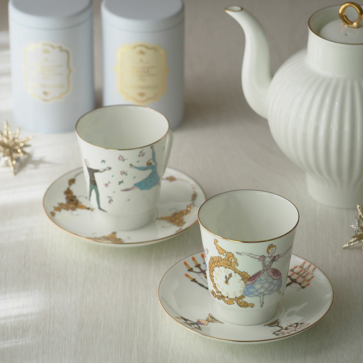 ロシア食器 インペリアル・ポーセリン バレエコレクション 3ピースセット ロミオとジュリエット