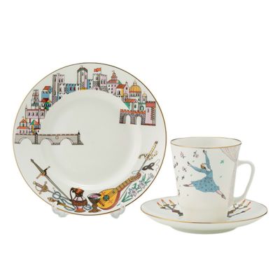 ★ビンテージ陶器 ❮ロシア/ポロノエ❯ ロシアの冬/母と子★ ☆ビンテージ陶器 ❮ロシア/ポロノエ❯ ロシアの冬/母と子☆