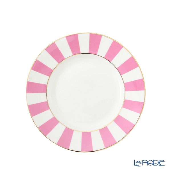 ロシア食器 インペリアル・ポーセリン インペリアルストライプ 3ピースセット ピンク 180ml