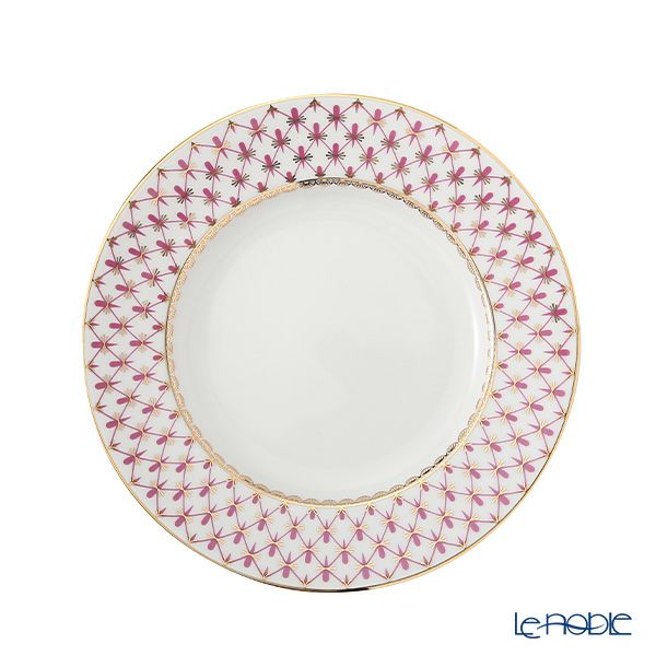 ロシア食器 インペリアル・ポーセリン ブルース（ピンクネット） 3ピースセット ユースシェイプ