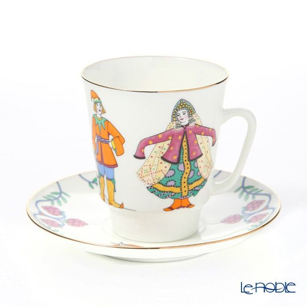 ロシア食器 インペリアル・ポーセリン バレエコレクション 3ピースセット せむしの仔馬