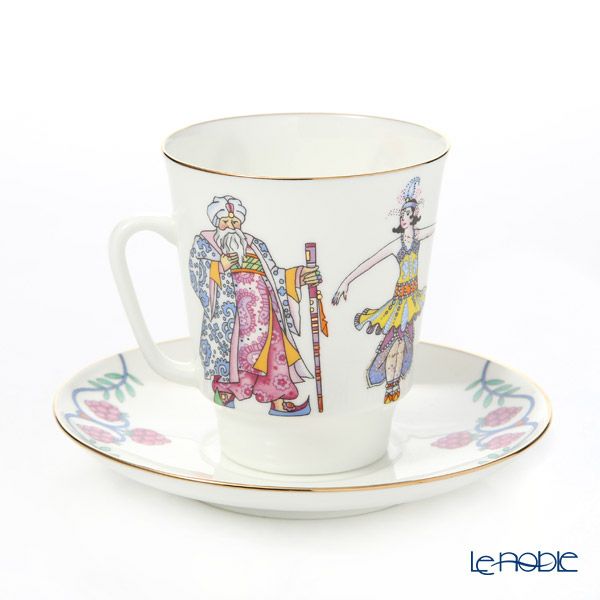 ロシア食器 インペリアル・ポーセリン バレエコレクション 3ピースセット せむしの仔馬