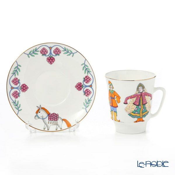 ロシア食器 インペリアル・ポーセリン バレエコレクション 3ピースセット せむしの仔馬