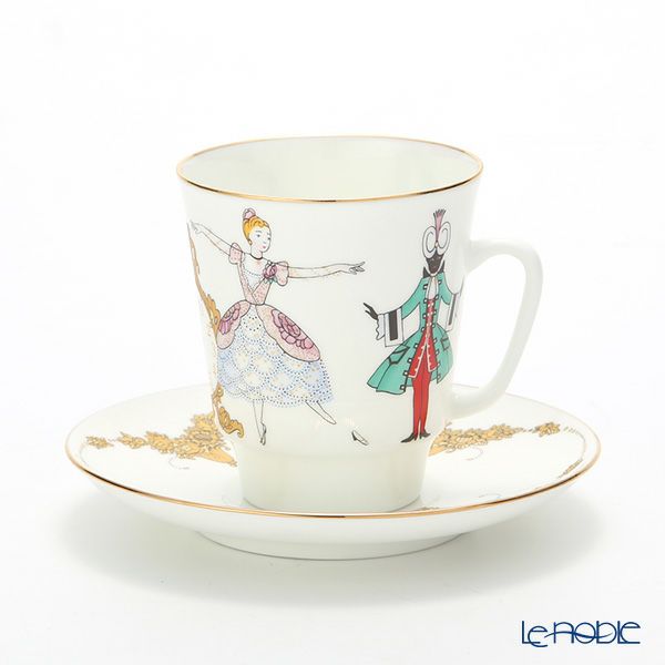 ロシア食器 インペリアル・ポーセリン バレエコレクション 3ピースセット シンデレラ