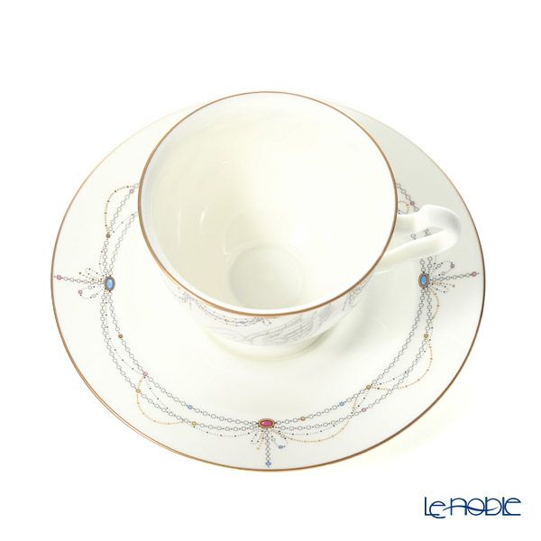 ロシア食器 インペリアル・ポーセリン バレエコレクション ティー カップ＆ソーサー 白鳥の湖 240ml