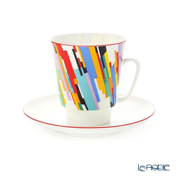 ロシア食器 インペリアル・ポーセリン ムーブメント ティーカップ＆ソーサー No.2 165ml