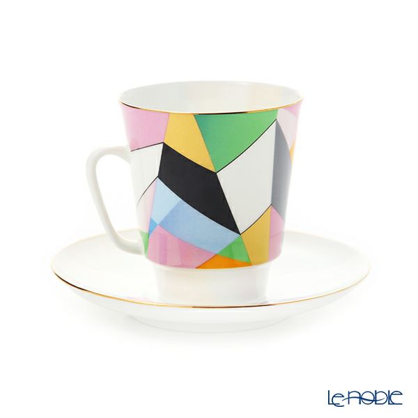 ロシア食器 インペリアル・ポーセリン ムーブメント ティーカップ＆ソーサー No.1 165ml