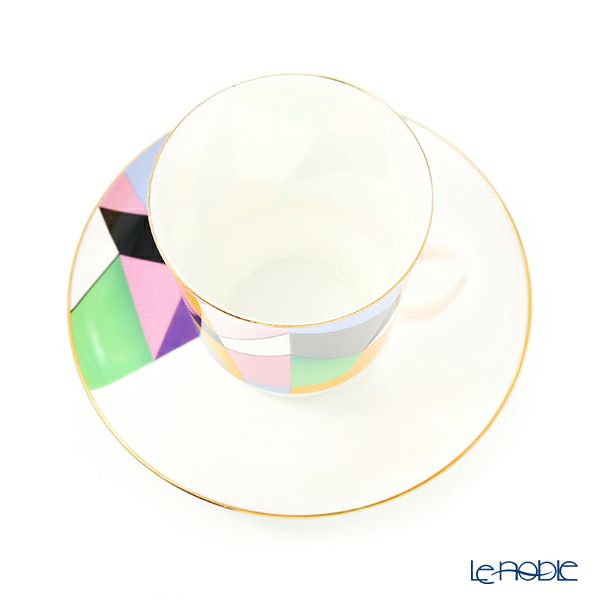 ロシア食器 インペリアル・ポーセリン ムーブメント ティーカップ＆ソーサー No.1 165ml