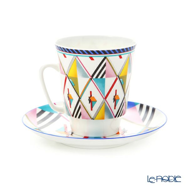 ロシア食器 インペリアル・ポーセリン ムーブメント ティーカップ＆ソーサー No.3 165ml