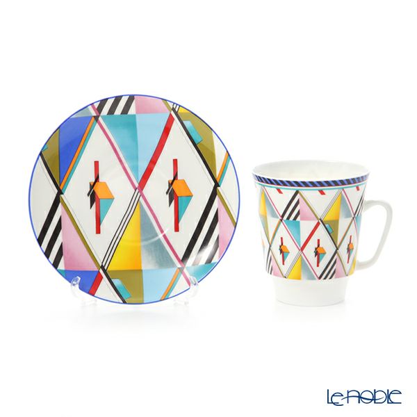 ロシア食器 インペリアル・ポーセリン ムーブメント ティーカップ＆ソーサー No.3 165ml