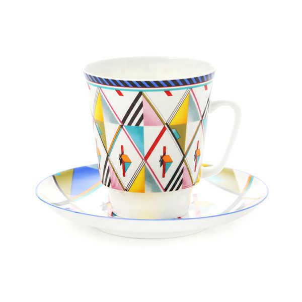 ロシア食器 インペリアル・ポーセリン ムーブメント ティーカップ＆ソーサー No.3 165ml