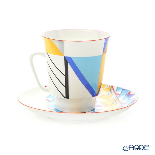 ロシア食器 インペリアル・ポーセリン ムーブメント ティーカップ＆ソーサー No.4 165ml