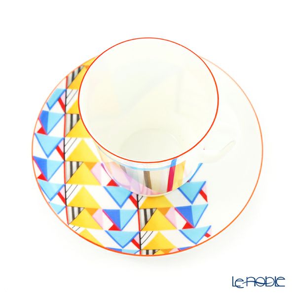 ロシア食器 インペリアル・ポーセリン ムーブメント ティーカップ＆ソーサー No.4 165ml