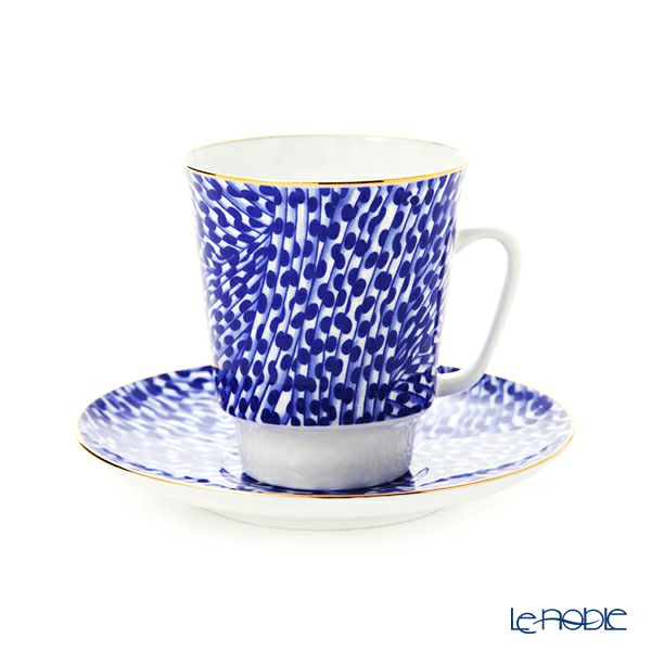 ロシア食器 インペリアル・ポーセリン ムード ティーカップ＆ソーサー クワイエット（メイ） 165ml