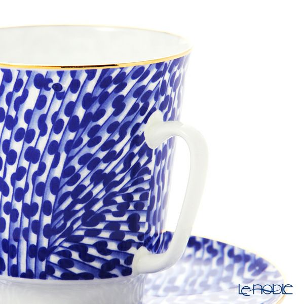 ロシア食器 インペリアル・ポーセリン ムード ティーカップ＆ソーサー クワイエット（メイ） 165ml