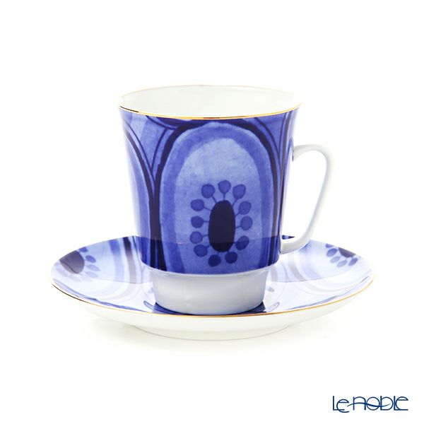 ロシア食器 インペリアル・ポーセリン ムード ティーカップ＆ソーサー エスノ（メイ） 165ml