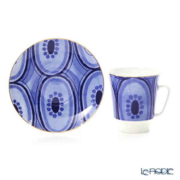 ロシア食器 インペリアル・ポーセリン ムード ティーカップ＆ソーサー エスノ（メイ） 165ml