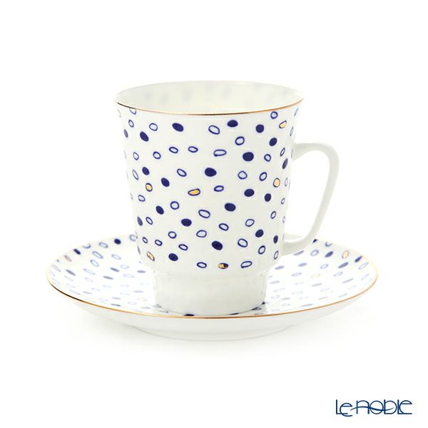 ロシア食器 インペリアル・ポーセリン ムード ティーカップ＆ソーサー グレア（メイ） 165ml