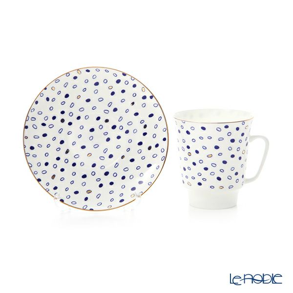 ロシア食器 インペリアル・ポーセリン ムード ティーカップ＆ソーサー グレア（メイ） 165ml