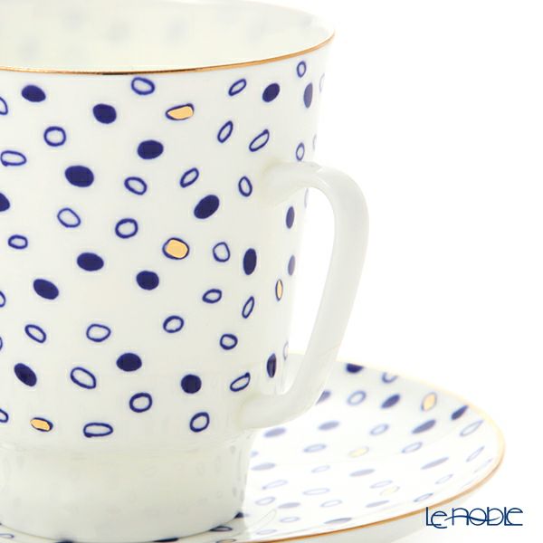 ロシア食器 インペリアル・ポーセリン ムード ティーカップ＆ソーサー グレア（メイ） 165ml