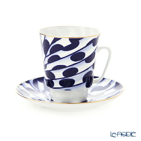 ロシア食器 インペリアル・ポーセリン ムード ティーカップ＆ソーサー メロディ（メイ） 165ml