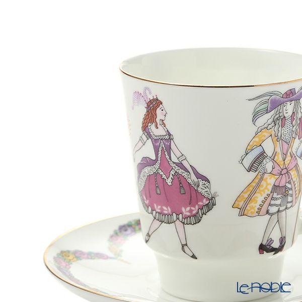 ロシア食器 インペリアル・ポーセリン バレエコレクション 3ピースセット 眠れる森の美女