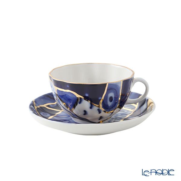 ロシア食器 インペリアル・ポーセリン バイカル ティーカップ＆ソーサー 250ml No.1