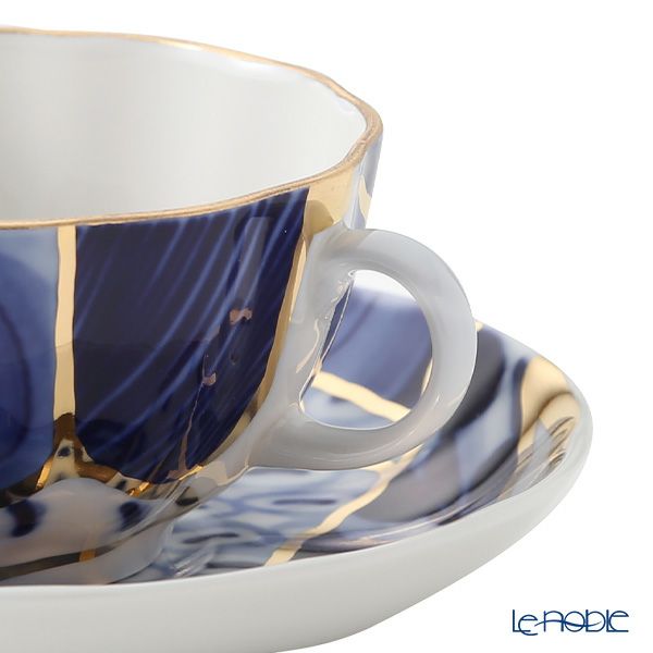 ロシア食器 インペリアル・ポーセリン バイカル ティーカップ＆ソーサー 250ml No.1