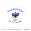 ロシア食器 インペリアル・ポーセリン スカーレット マグカップ No.1 レッド 400ml
