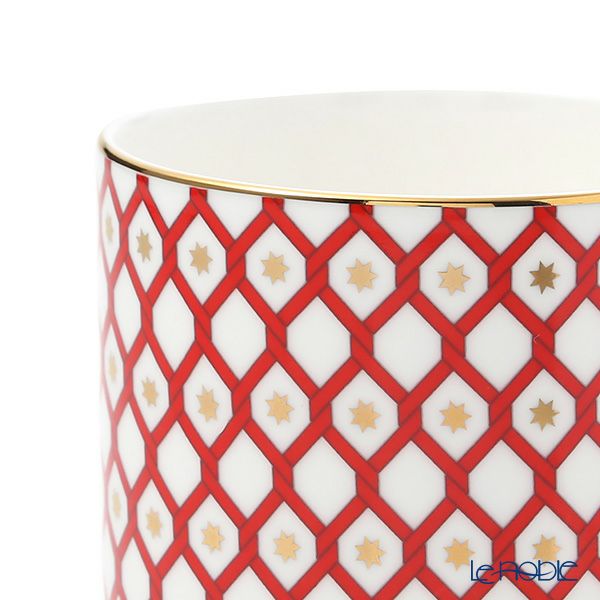 ロシア食器 インペリアル・ポーセリン スカーレット マグカップ No.2 ホワイト 400ml