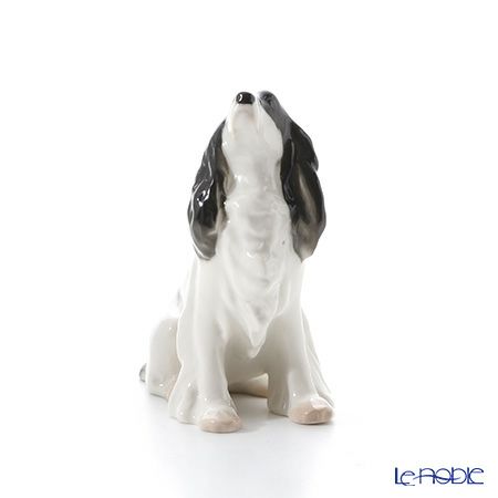 ロシア食器 インペリアル・ポーセリン フィギュリン スパニエル 14cm
