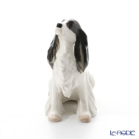 ロシア食器 インペリアル・ポーセリン フィギュリン スパニエル 14cm