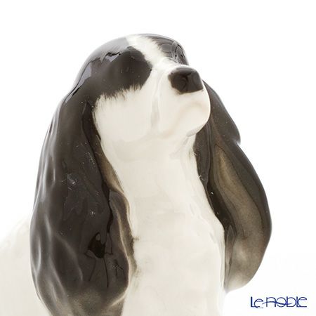 ロシア食器 インペリアル・ポーセリン フィギュリン スパニエル 14cm