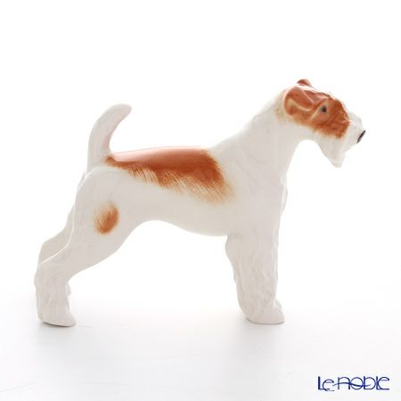 ロシア食器 インペリアル・ポーセリン フィギュリン フォックステリア 11.6cm