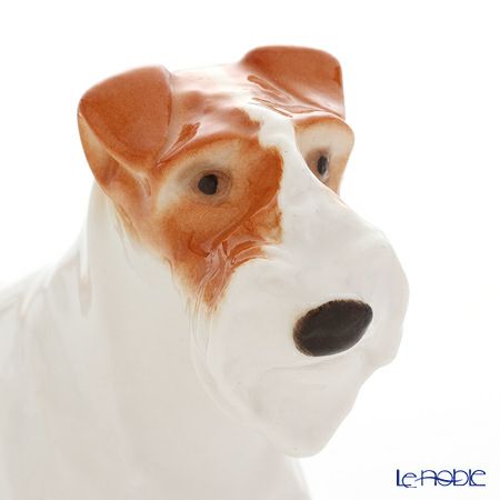 ロシア食器 インペリアル・ポーセリン フィギュリン フォックステリア 11.6cm