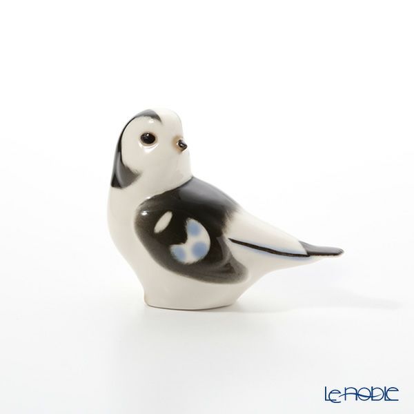 ロシア食器 インペリアル・ポーセリン フィギュリン ユキホオジロ 7.2cm