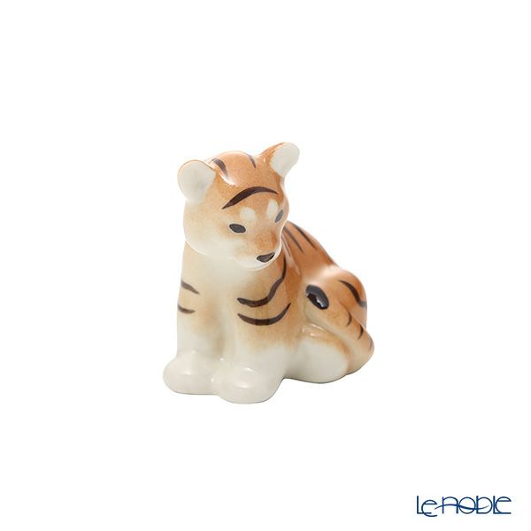 ロシア食器 インペリアル・ポーセリン フィギュリン タイガー 5cm