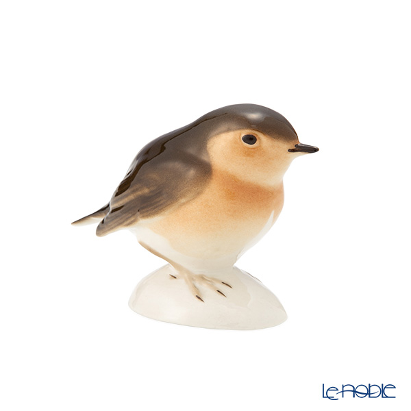 ロシア食器 インペリアル・ポーセリン フィギュリン ロビン（コマドリ） 8.7cm