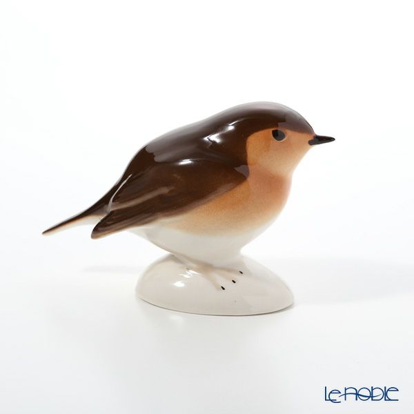 ロシア食器 インペリアル・ポーセリン フィギュリン ロビン（コマドリ） 8.7cm
