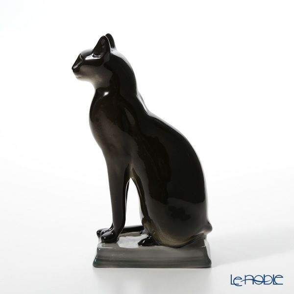 ロシア食器 インペリアル・ポーセリン フィギュリン エジプシャンキャット 16.2cm