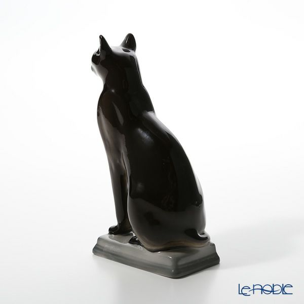 ロシア食器 インペリアル・ポーセリン フィギュリン エジプシャンキャット 16.2cm